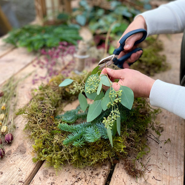 Create Your Own- Luxury DIY Kit “Spiced Clementine” Fresh Winter Wreath