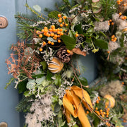 Create Your Own- Luxury DIY Kit “Spiced Clementine” Fresh Winter Wreath